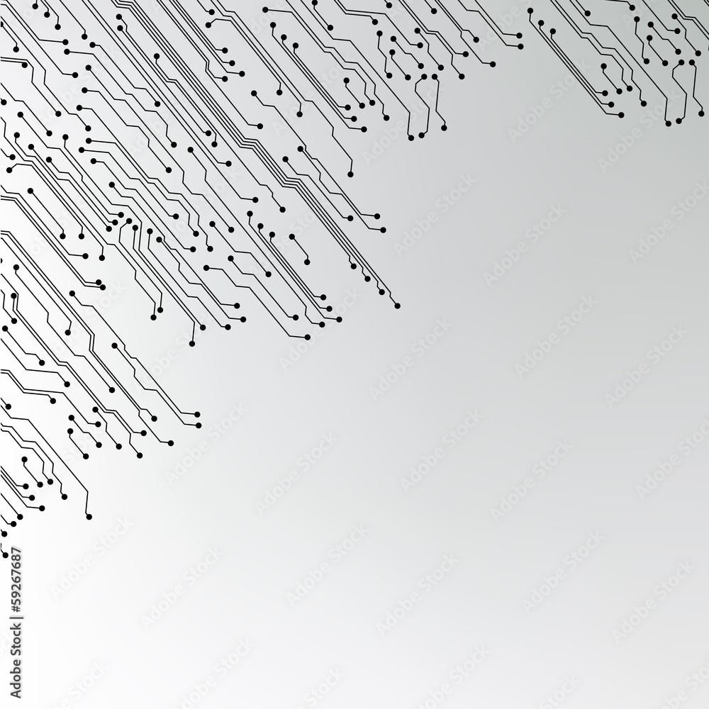 Poster abstract technology hi-tech circuit board texture