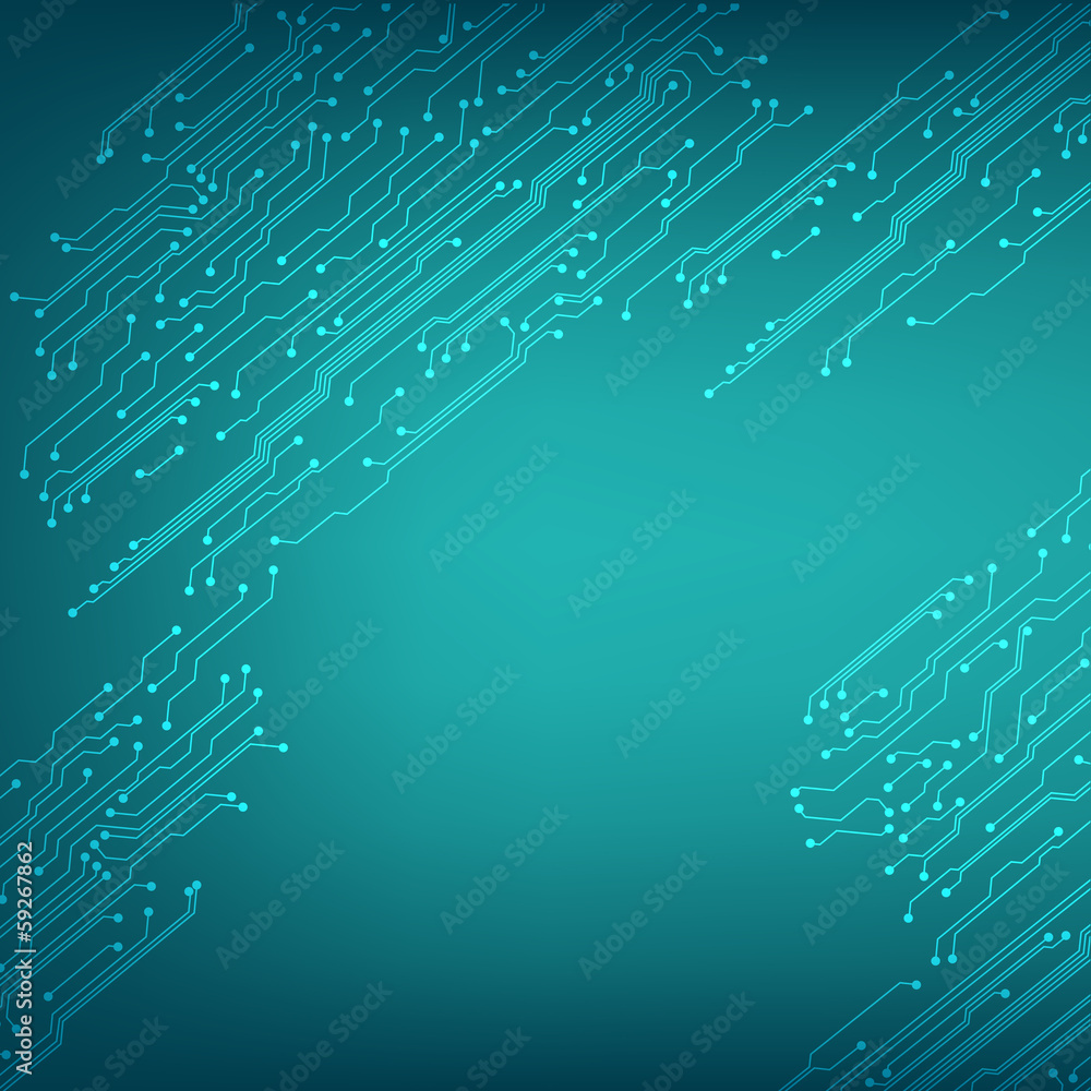 Aufkleber EPS10 vector circuit board background texture