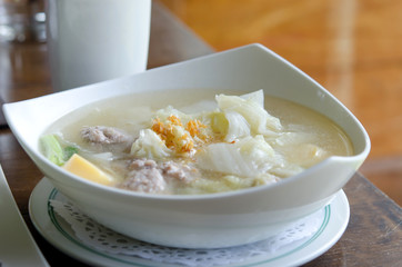 clear soup