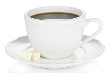 Coffee cup isolated on white