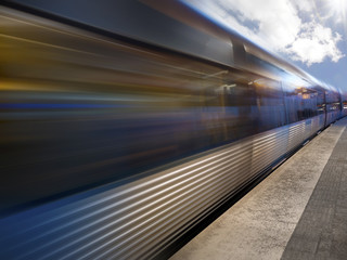 Naklejka premium Metro Train Station