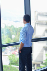 Fototapeta premium business man talking by cellphone