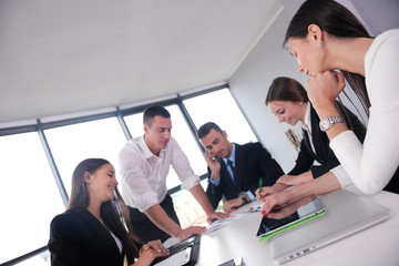 business people group in a meeting at office