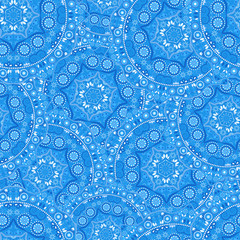 Folkloric Seamless Pattern Background