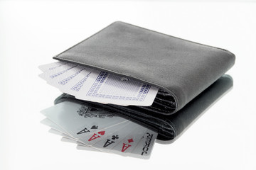 Purse playing cards