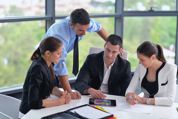 business people group in a meeting at office