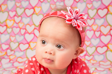 Baby Girl with Headband