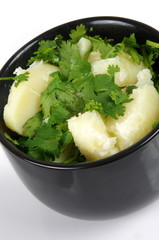 potato in cup