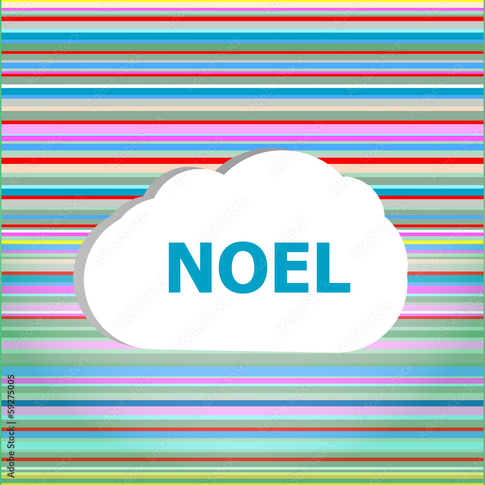 Poster seamless abstract pattern background with noel words