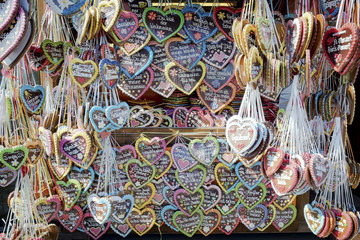 Naklejka premium gingerbread heart