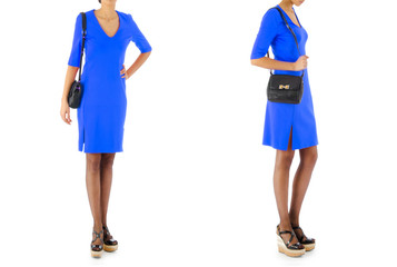 Woman fashion concept isolated on white