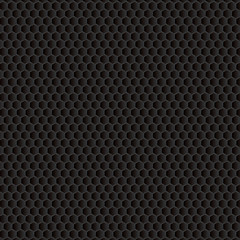 Carbon fiber background in dark color  With place for text