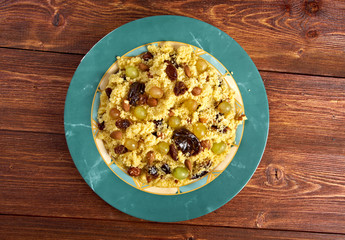 Mesfouf - Citrus Couscous Salad