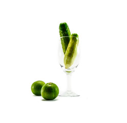 cucumber and lemon