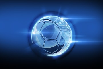 Fototapeta premium Glassy Soccer Ball