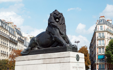 Fototapeta premium Paris, lion de Belfort