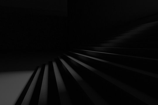 Steps in the darkness