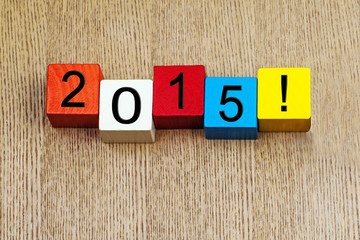 2015 - sign for the new year