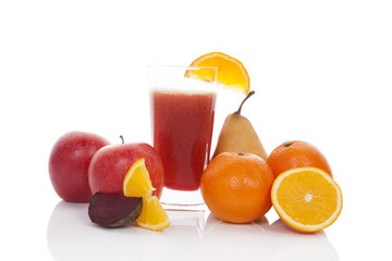 Fresh fruit juice.