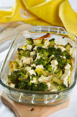 Casserole of broccoli