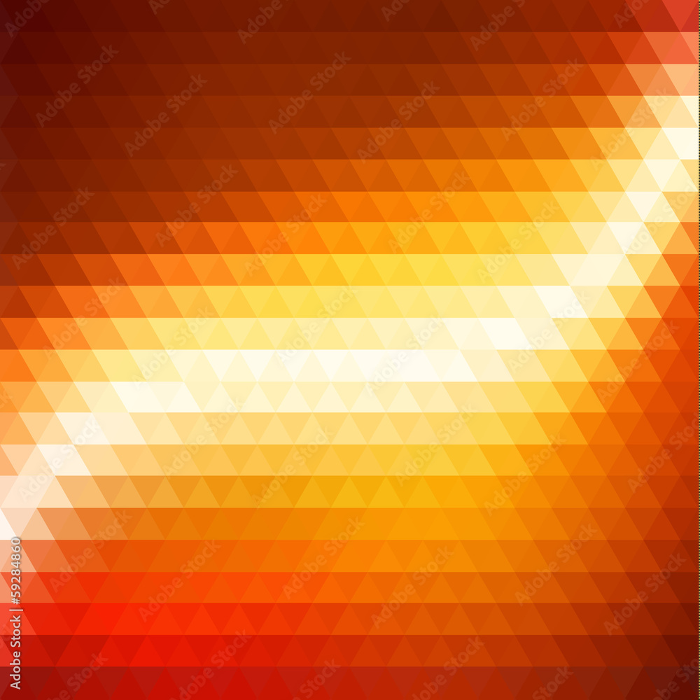 Wall mural abstract triangle pattern background