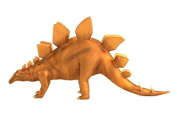 realistic 3d render of stegosaurus © bescec