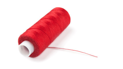 Spool of red thread