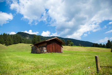 A hut in the alps