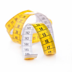 measuring tape isolated