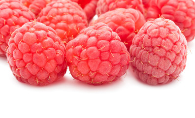 Fresh raspberries