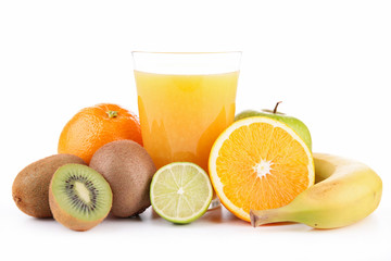 fruit juice isolated