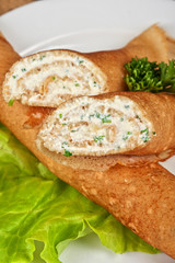 Pancake feta cheese