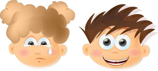 Симпатичные карикатуры дети