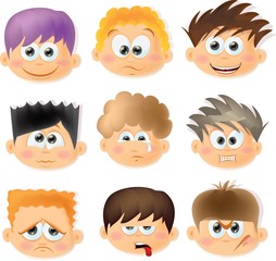 Симпатичные карикатуры дети