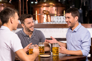 Spending time in bar.