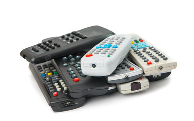 TV remote isolated