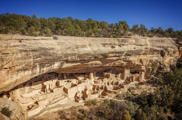 Homes under the cliffs