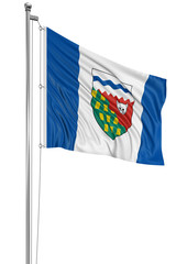 3D Northwest Territories  Flag