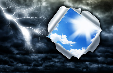Cielo sereno dietro la tempesta