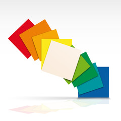 Vector abstract squares background illustration