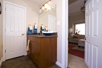 Close up picture of a Bathroom Interior