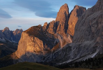 Scorcio da Passo Sella