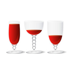 glasses of red wine
