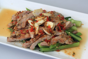 Pork Spicy salad