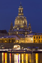 Frauenkirche im Winter