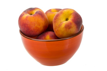 Bright ripe peaches