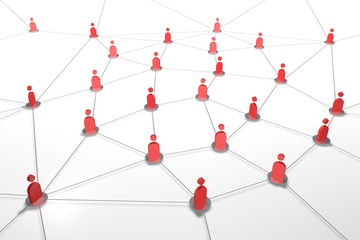 Social connection red