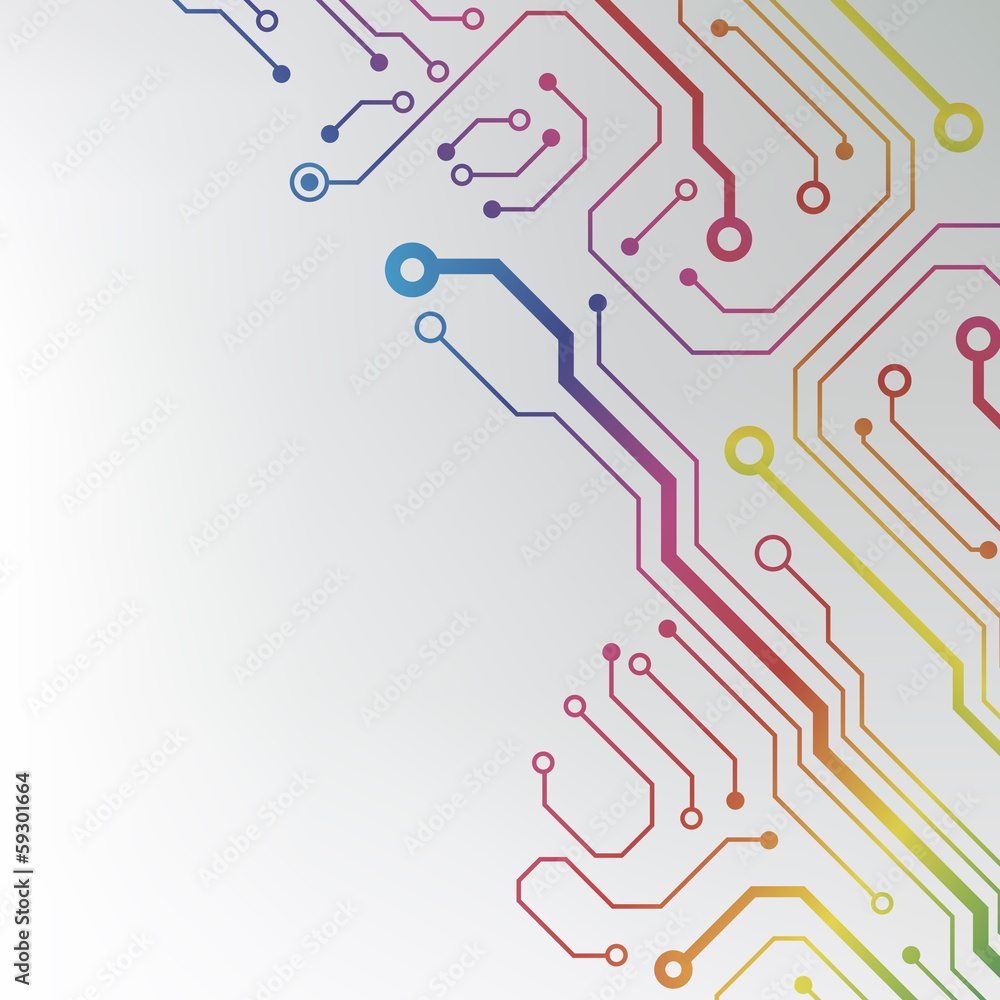 Aufkleber technology hi-tech circuit board texture