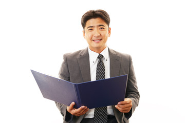 笑顔のビジネスマン