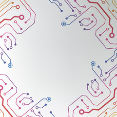 EPS10 vector circuit board background texture